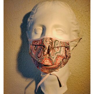 cotton paisley mask