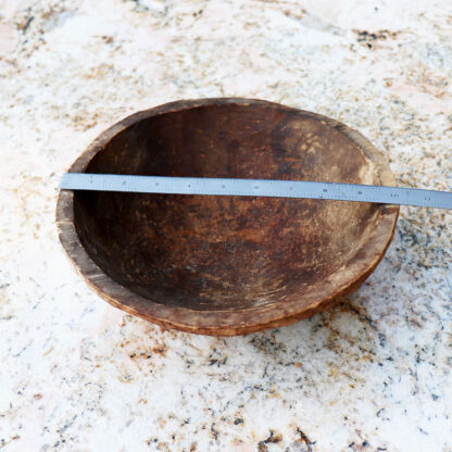 hand carved wooden bowl