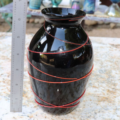 Elaine Hyde Hand-Blown Glass Vase #3043 - Image 3