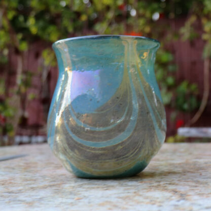 hand-blown glass vase