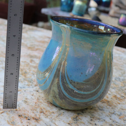 Elaine Hyde Hand-Blown Glass Vase #3052 - Image 2
