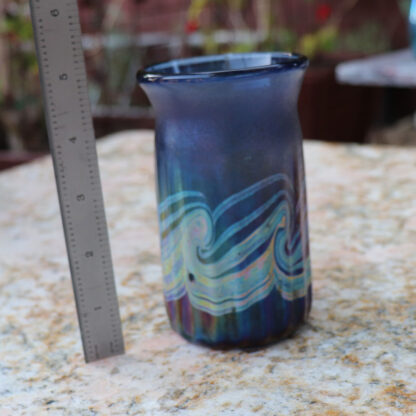 Elaine Hyde Hand-Blown Glass Tumbler #3053 - Image 2